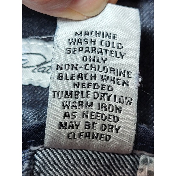 Chico's Platinum Denim Womens Ultimate Fit Boot Leg Jeans Dark Wash Size 1.5/Med - Picture 5 of 10